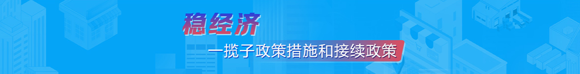 穩(wěn)經(jīng)濟(jì)一攬子政策措施和接續(xù)政策網(wǎng)